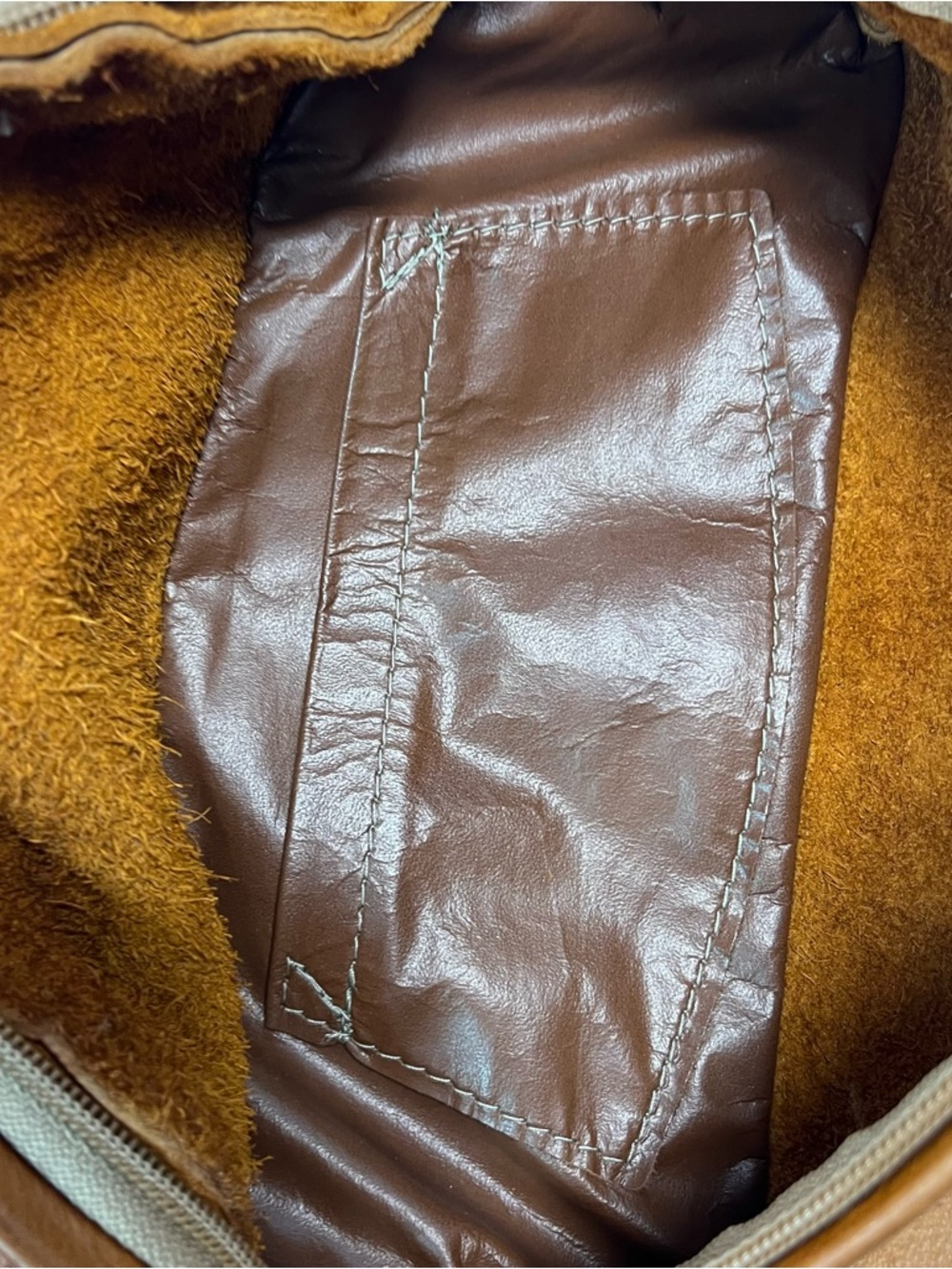 Vintage Brown Leather Fanny Pack Belt Bag Soft Leather Unisex Crossbody Hip Bag - Picture 8 of 11